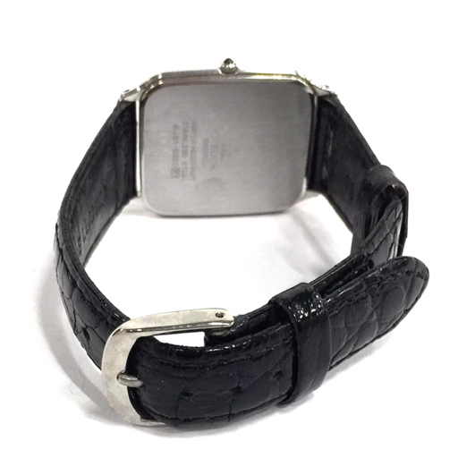 セイコー クレドール クォーツ 腕時計 スクエアフェイス 8J81-5020 メンズ 未稼働品 社外ベルト ブランド小物 SEIKO_画像4