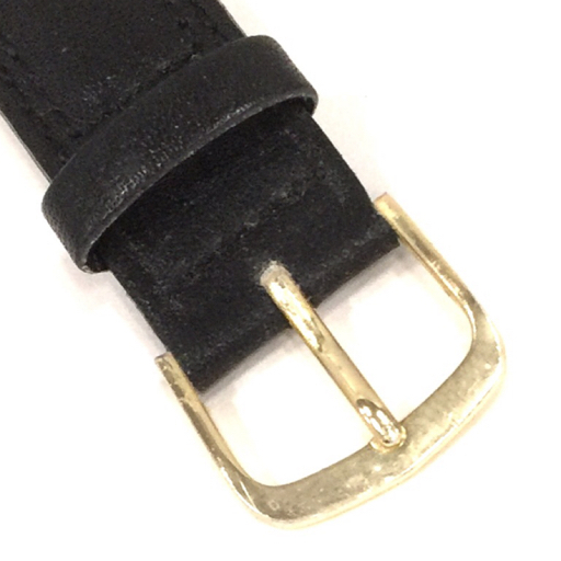 オメガ デビル デイト クォーツ 腕時計 ラウンドフェイス ゴールドカラー文字盤 未稼働品 メンズ 社外ベルト OMEGAの画像6