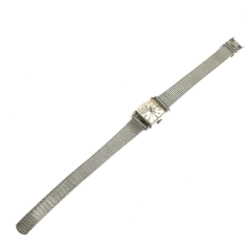 オメガ 手巻き 機械式 腕時計 レディース シルバーカラー 純正ブレス ファッション小物 不動品 OMEGAの画像6
