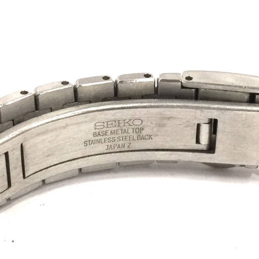  Seiko Exceline 18KT оправа кварц наручные часы 7321-0560 женский белый циферблат не работа товар SEIKO