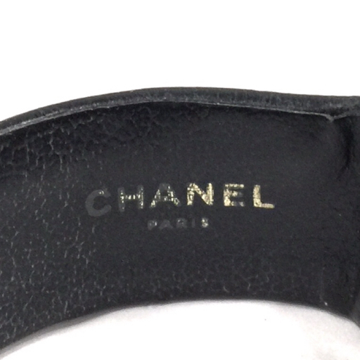 シャネル マトラッセ クォーツ 腕時計 レディース ブラック文字盤 純正ベルト 未稼働品 ファッション小物 CHANELの画像8