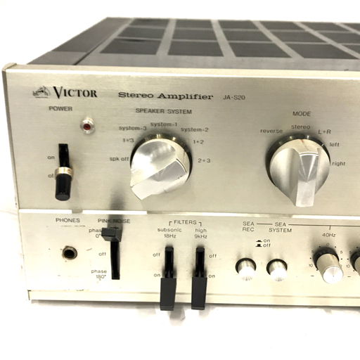 Victor ビクター JA-S20 プリメインアンプ オーディオ機器 通電確認済 ジャンク_画像3
