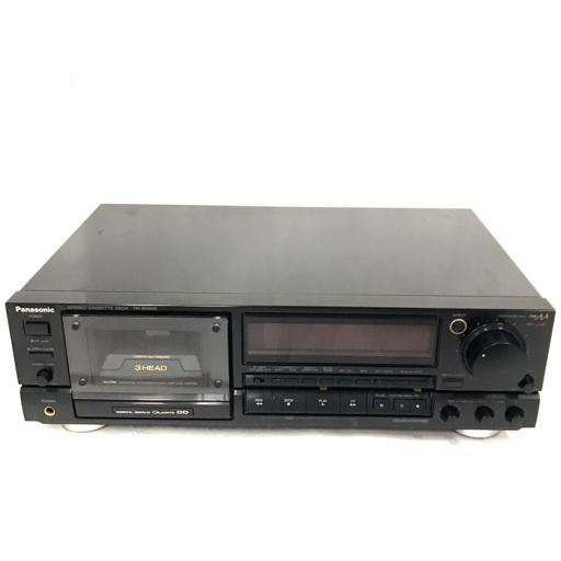 1円 Panasonic パナソニック RS-BX808 カセットデッキ オーディオ機器 通電確認済_画像2
