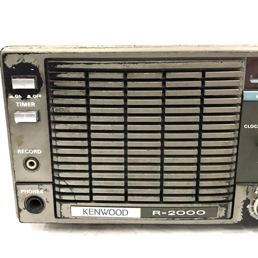 KENWOOD ケンウッド R-2000 通信型受信機 アマチュア無線 通電確認済_画像3