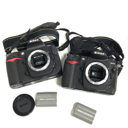1円 Nikon D200/D300 ニコン デジタル一眼レフ カメラ 本体 まとめ セット 計2点 動作未確認の画像1