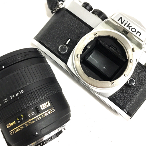 Nikon FG LENS SERIES E ZOOM 36-72mm 1:3.5/Nikon FE DX AF-S NIKKOR 18-70mm F3.5-4.5G カメラ まとめ EDQX035-16の画像7