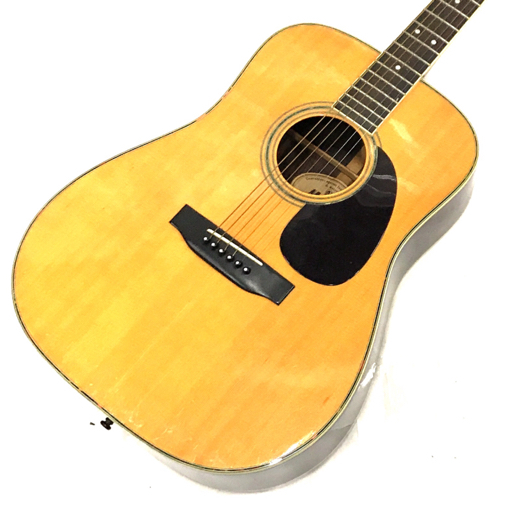 モーリス W-30 アコースティックギター ナチュラル 弦楽器 ハードケース付 MORRIS QR032-47_画像2