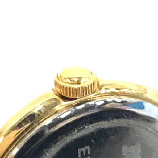 1円 マジョリカ 腕時計 ラウンド ローマン 白文字盤 ゴールドカラー金具 クォーツ レディース 付属品有り MAJORICA_画像5