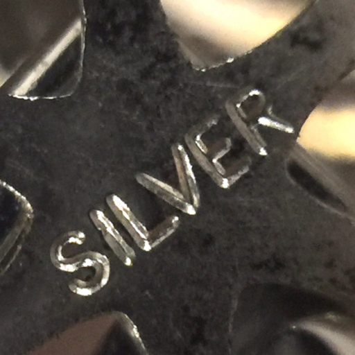 留め具SILVER 含 パール調 / 色石 他 ネックレス イヤリング 等 イミテーションアクセサリー まとめ セット 現状品の画像6