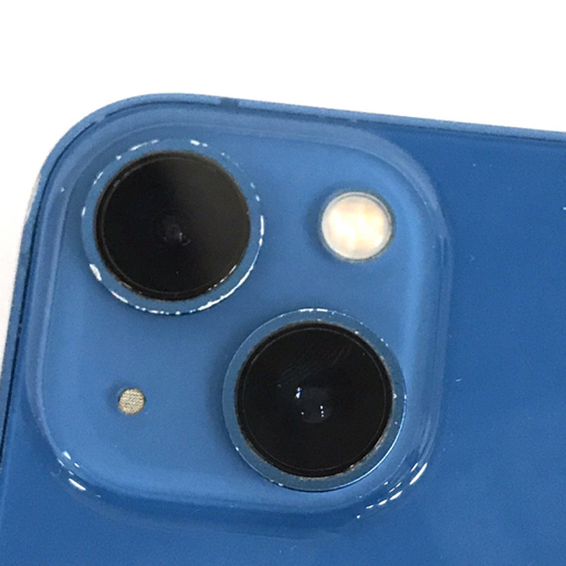 1円 AU Apple Phone13 256GB A2631 MLNM3J/A ブルー スマホ 本体 利用制限 SIMロック解除済の画像6