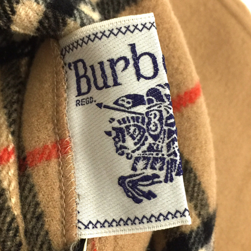 バーバリーズ サイズ 11AB3 長袖 コート 内ノバチェック ボタン ウール 100% レディース ベージュ Burberrysの画像5