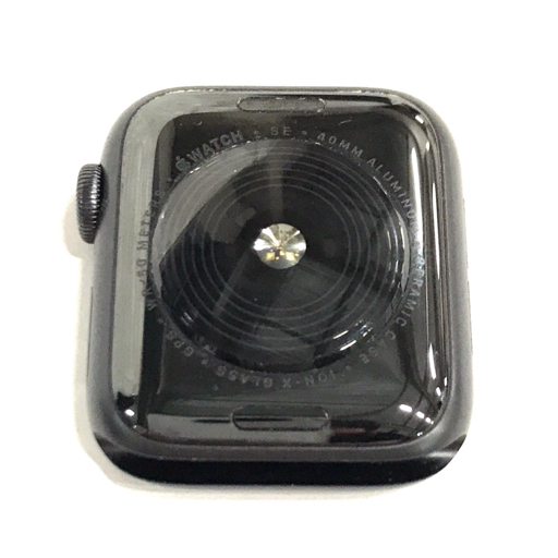 1円 Apple Watch SE 40mm GPSモデル MKQ13J/A A2351 スペースグレイ スマートウォッチ 本体の画像3