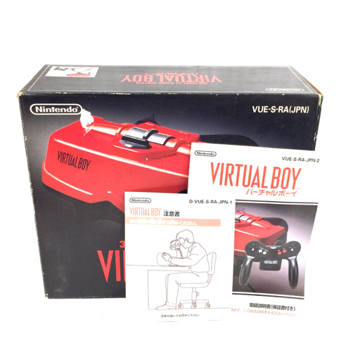 任天堂 Nintendo VIRTUAL BOY 3D DISPLAY GAME SYSTEM ゲーム機 通電動作確認済 QR032-230の画像10