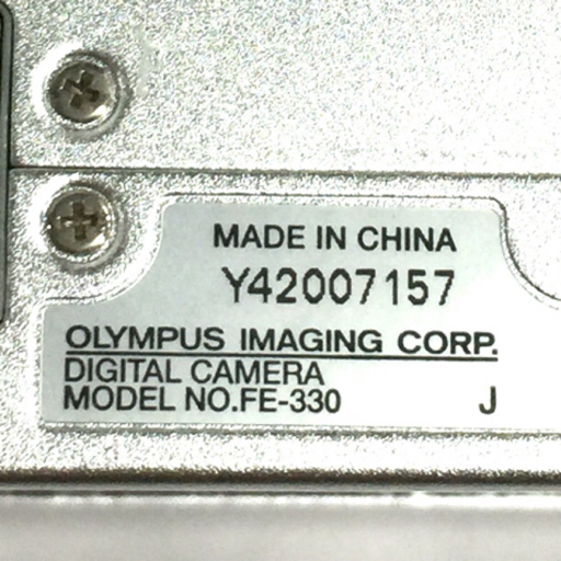 OLYMPUS FE-330 コンパクトデジタルカメラ 通電確認済み オリンパス_画像9