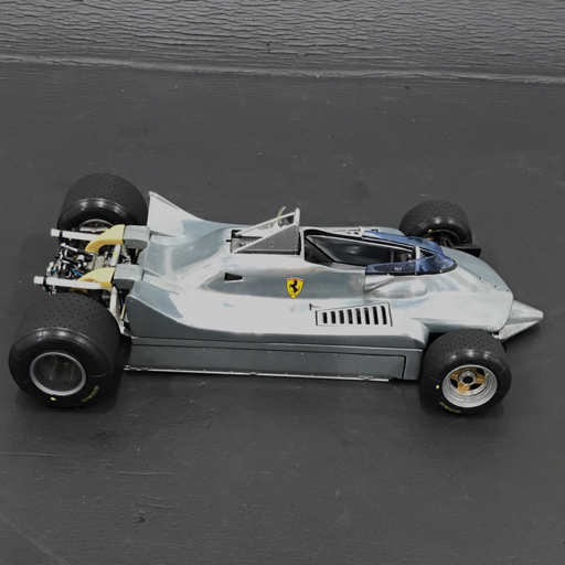 EXOTO グランプリコレクション 1/18 フェラーリ 312T4/T5 ミニカー 模型 シルバーカラー ホビーおもちゃ QG041-29の画像4