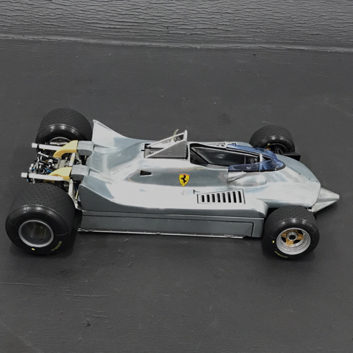 EXOTO グランプリコレクション 1/18 フェラーリ 312T4/T5 ミニカー 模型 シルバーカラー ホビーおもちゃ QG041-29_画像4