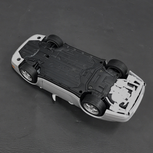 UTmodel 1/18 ポルシェ911シリーズ TYP993 Carrere シルバーカラー ミニカー ホビー 玩具 現状品 QG041-28の画像6