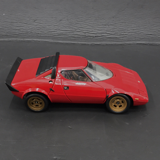 京商 1/18 ランチア ストラトス LANCIA STRATOS ミニカー レッド系 赤系 ホビー 玩具 現状品 kyosho QG041-5の画像4