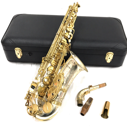 yanagisawa alto saxophone A-9937 woodwind instrument E♭ High F # front F SOLID SILVER accessory have Yanagisawa QG041-56