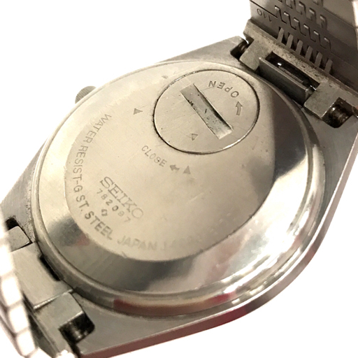セイコー スーペリア デイデイト クォーツ 腕時計 4883-8100 メンズ シルバーカラー文字盤 純正ブレス QR041-72_画像3