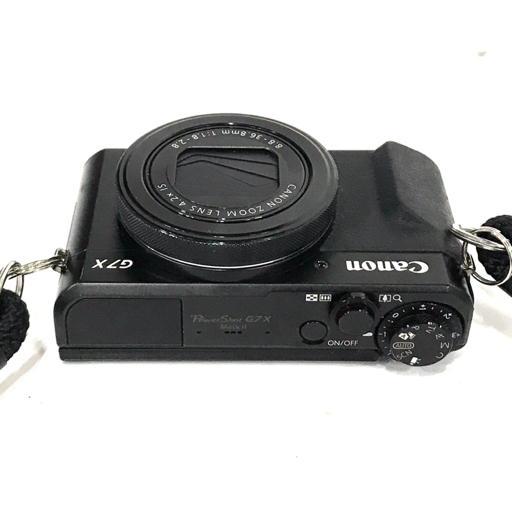 1円 CANON PowerShot G7X Mark ii 8.8-36.8mm 1:1.8-2.8 コンパクトデジタルカメラ C051026の画像4