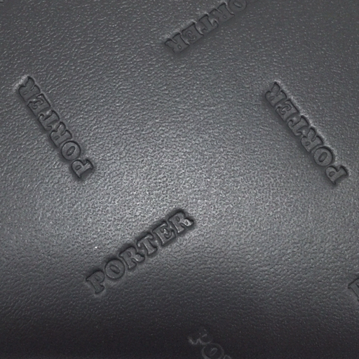 美品 ポーター エンチェイス 007-02283 ロングウォレット 長財布 ラウンドジップ メンズ ブラック系 保存箱付きの画像3