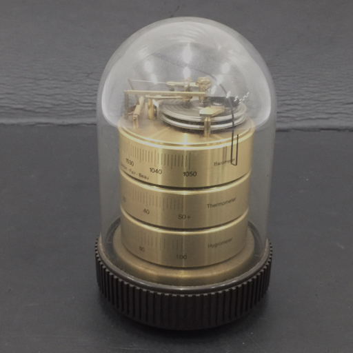 バリゴ 温湿気圧計 ドイツ製 ゴールドカラー BARIGO インテリア関連用品_画像2