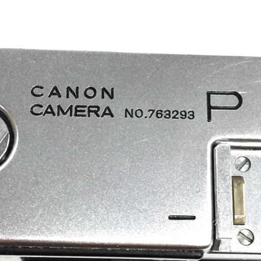 Canon MODEL P 50mm 1:1.8 レンジファインダー フィルムカメラ マニュアルフォーカスの画像7