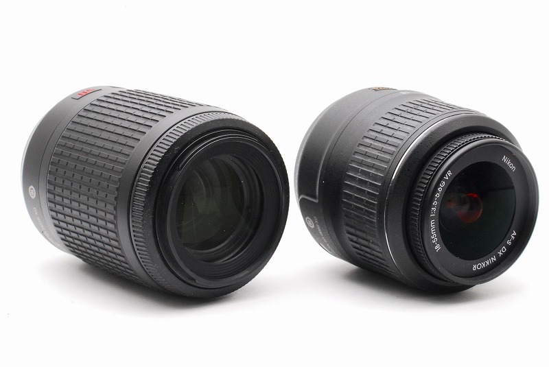 Nikon AF-S DX Nikkor 18-55mm F3.5-5.6G VR (13066177) 55-200mm F4-5.6G VR (593978) カメラレンズ セットの画像4