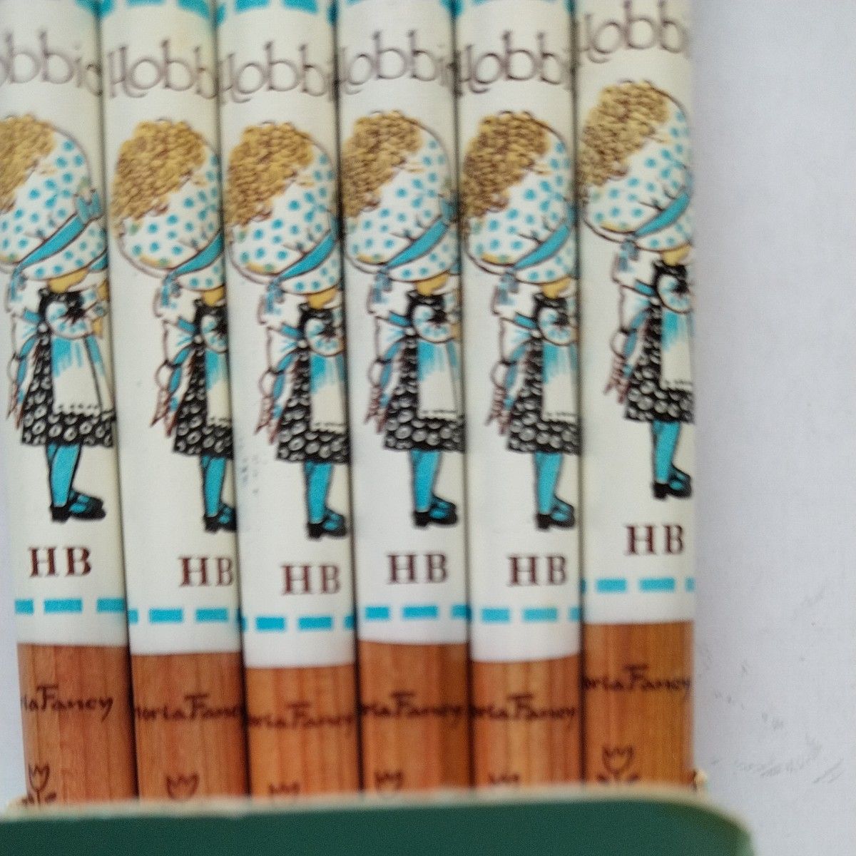 昭和レトロ  当時物鉛筆 ６本 HB