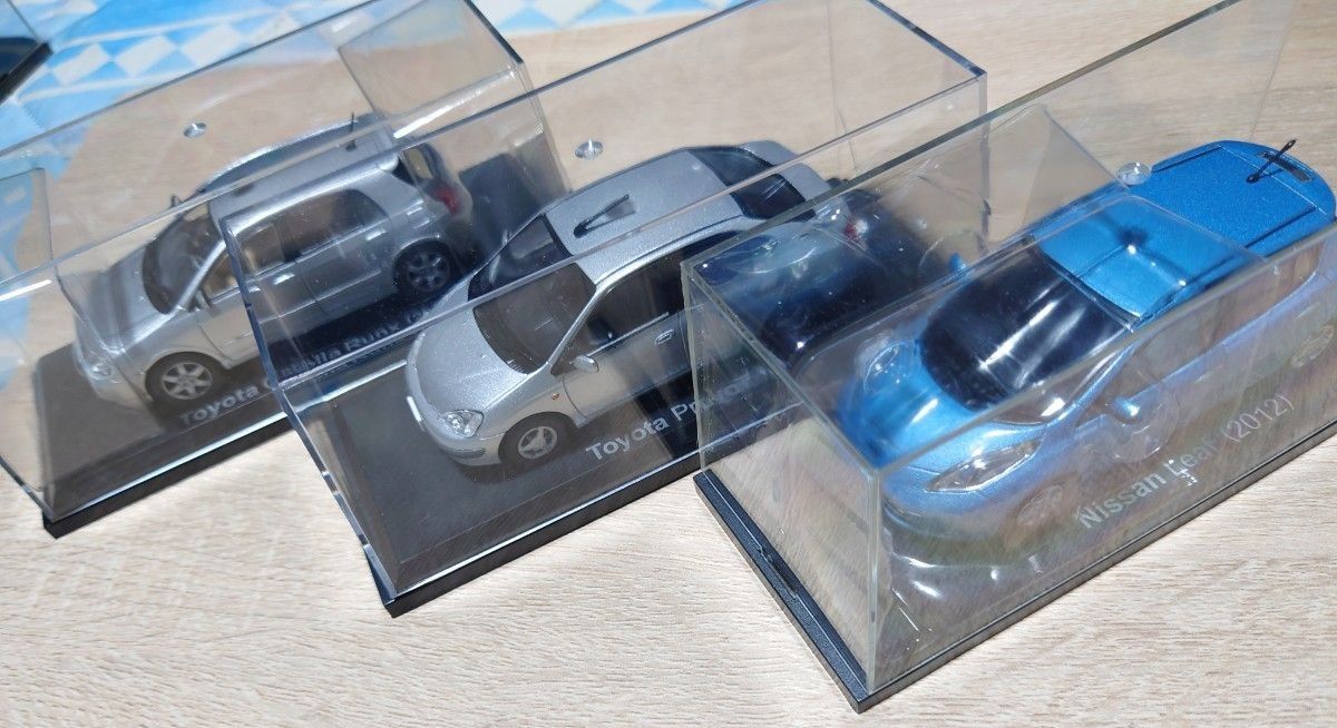 日産　リーフ　トヨタ　プリウス　ランクス　国産名車コレクション　3台セット ミニカー 名車