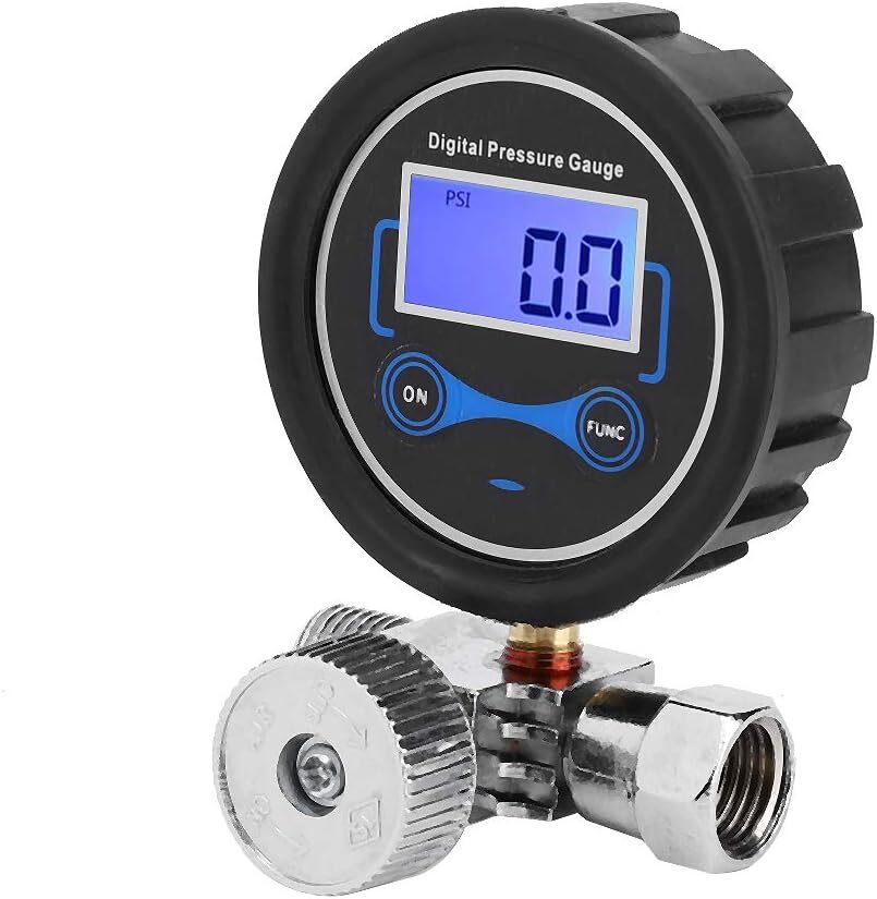 デジタル圧力計 空気圧エアレギュレーターコントロールバルブ デジタル圧力計調整 スプレーガン用1/4インチ_画像6
