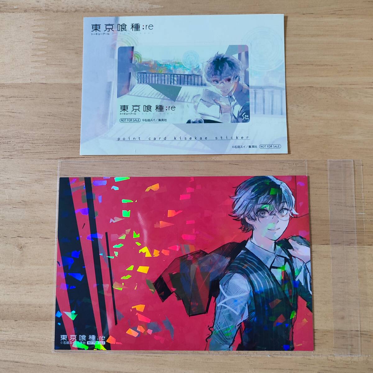 東京喰種 re 購入特典 佐々木琲世 ポストカード ステッカー 2点 東京喰種 re 購入特典 佐々木琲世 ポストカード ステッカー 2点
