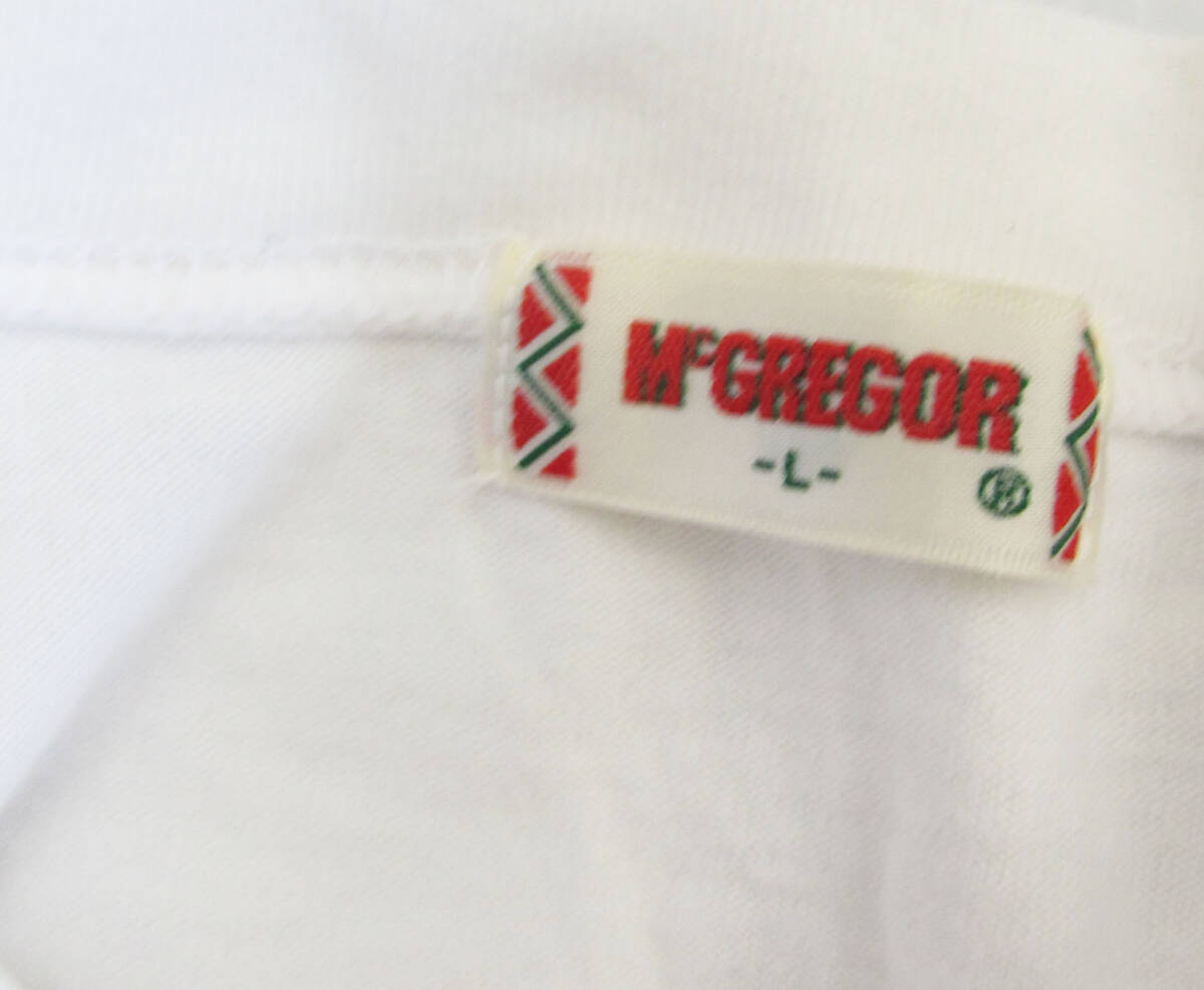 マクレガー 半袖 白T Tシャツ L d80_画像4
