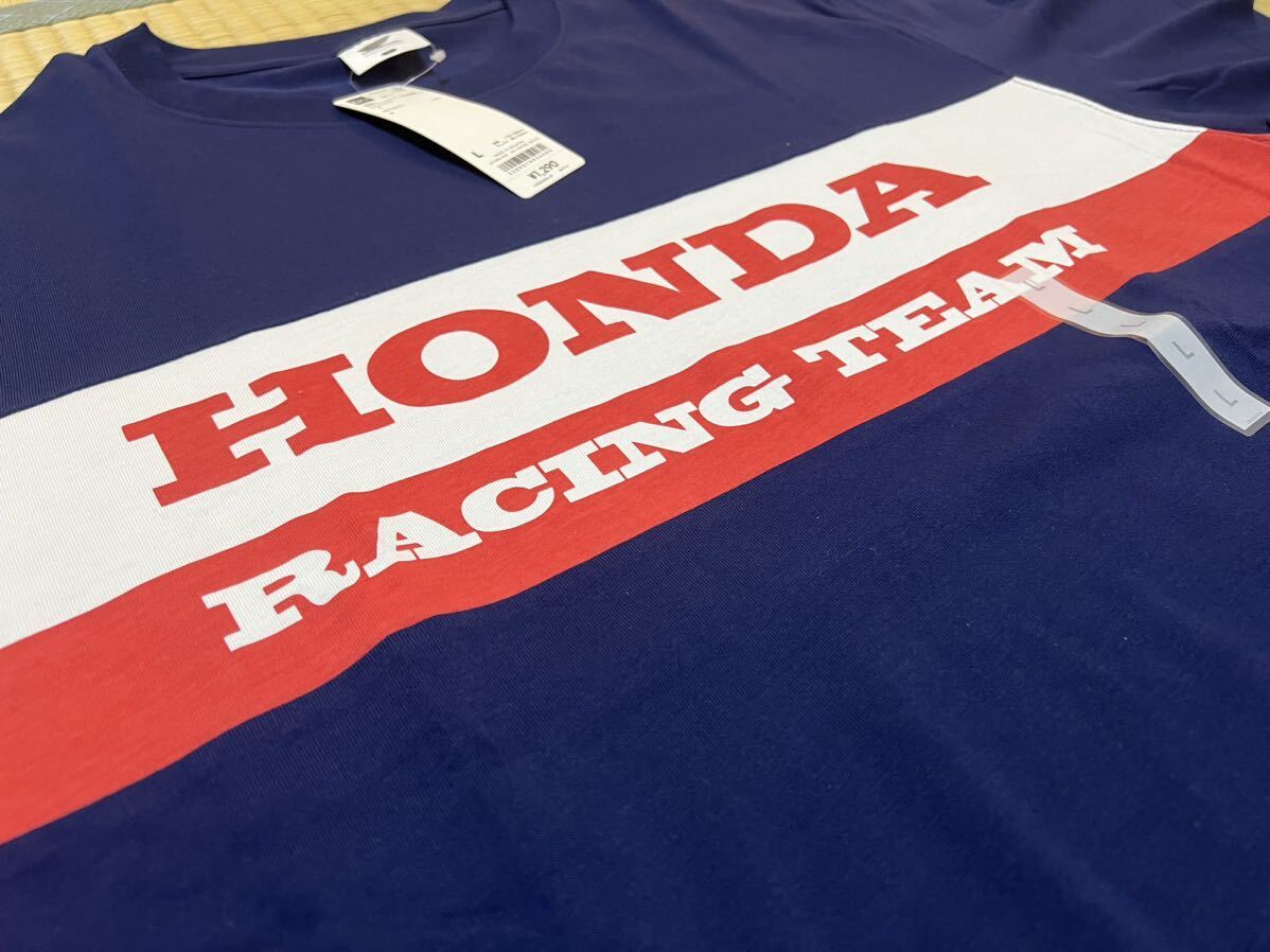 期間限定価格！HONDA×GU コラボTシャツ　ネイビーLサイズ_画像4