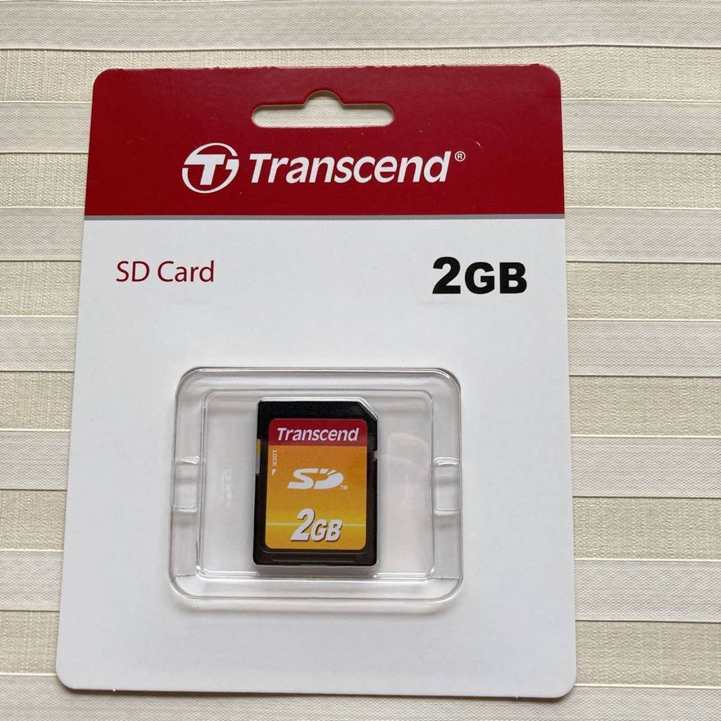 新品 Transcend SDカード 2GB　☆Nintendo Wii対応☆　TS2GSDC　☆在庫確実☆　送料:84円_画像1