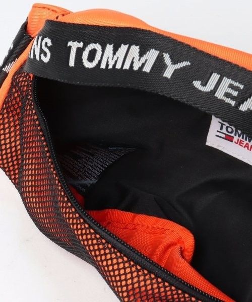 TOMMY JEANS トミージーンズ ボディバッグ ウエストバッグ オレンジ トミーヒルフィガー TOMMY HILFIGER