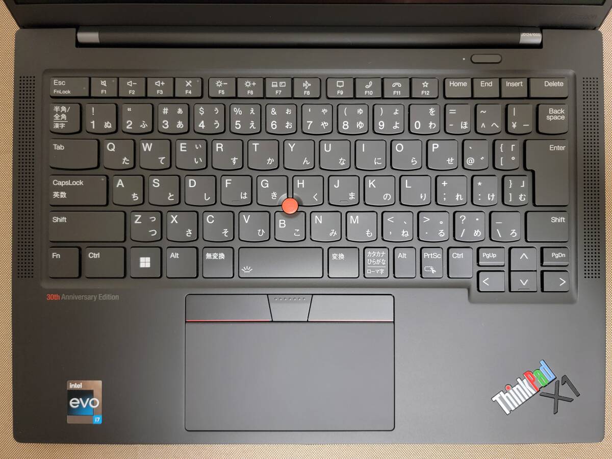 Lenovo ThinkPad X1 30th Anniversary Edition Core i7 1260P DDR5 32GBメモリ WQXGA+液晶 ワケアリ ジャンク品の画像2