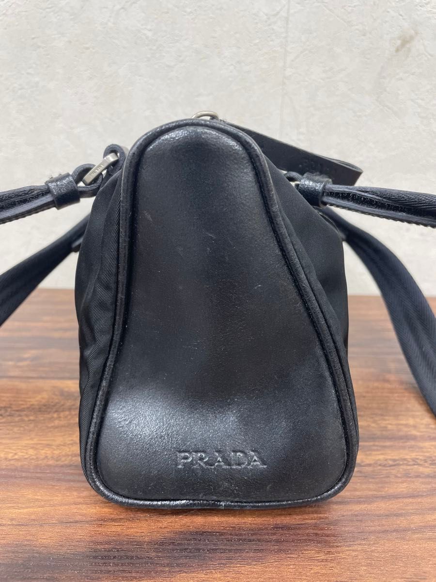 PRADA プラダ レザーナイロン　ミニトート　ハンドバッグ