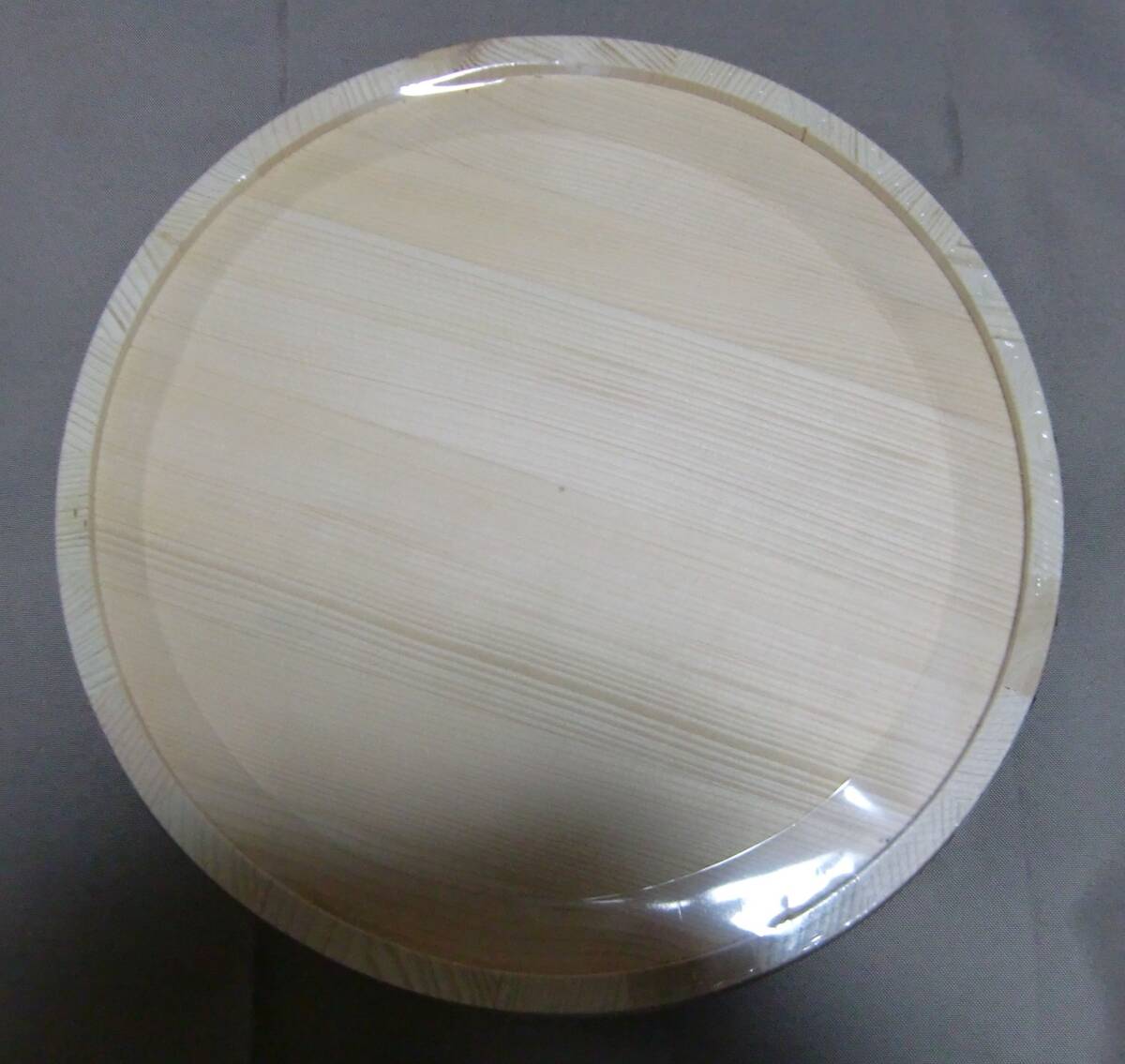 ●寿司桶 天然木(白松) 5合用 36cｍ×9.6cm●の画像3