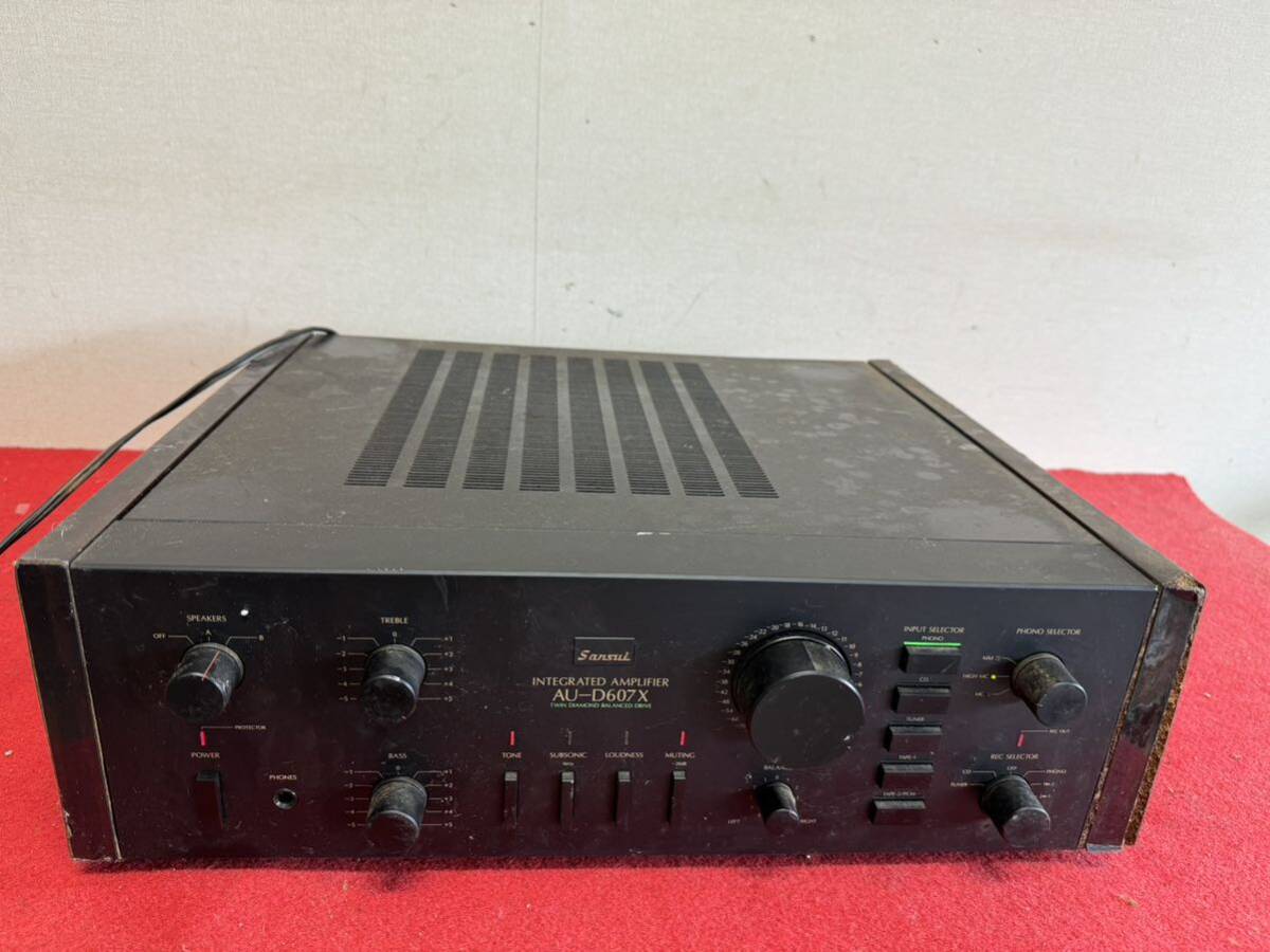  Junk Sansui AU-D607X Sansui pre-main amplifier 