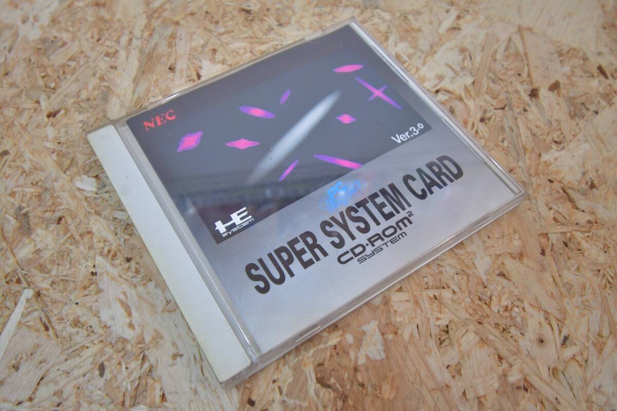 NEC　PCエンジン　CD-ROM　スーパーシステムカード　Ver3.0