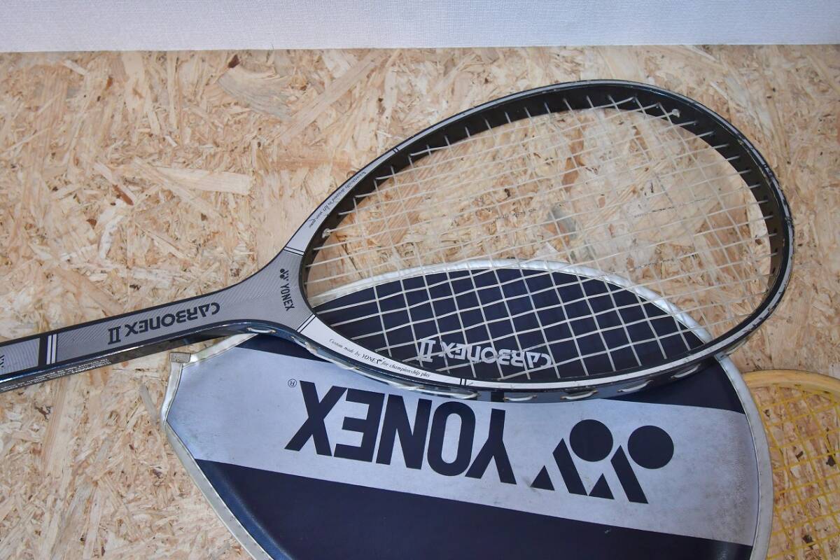 YONEX Yonex из дерева теннис ракетка CARBONEX2 kawasaki Kawasaki GRAPHITESHOT теннис ракетка 