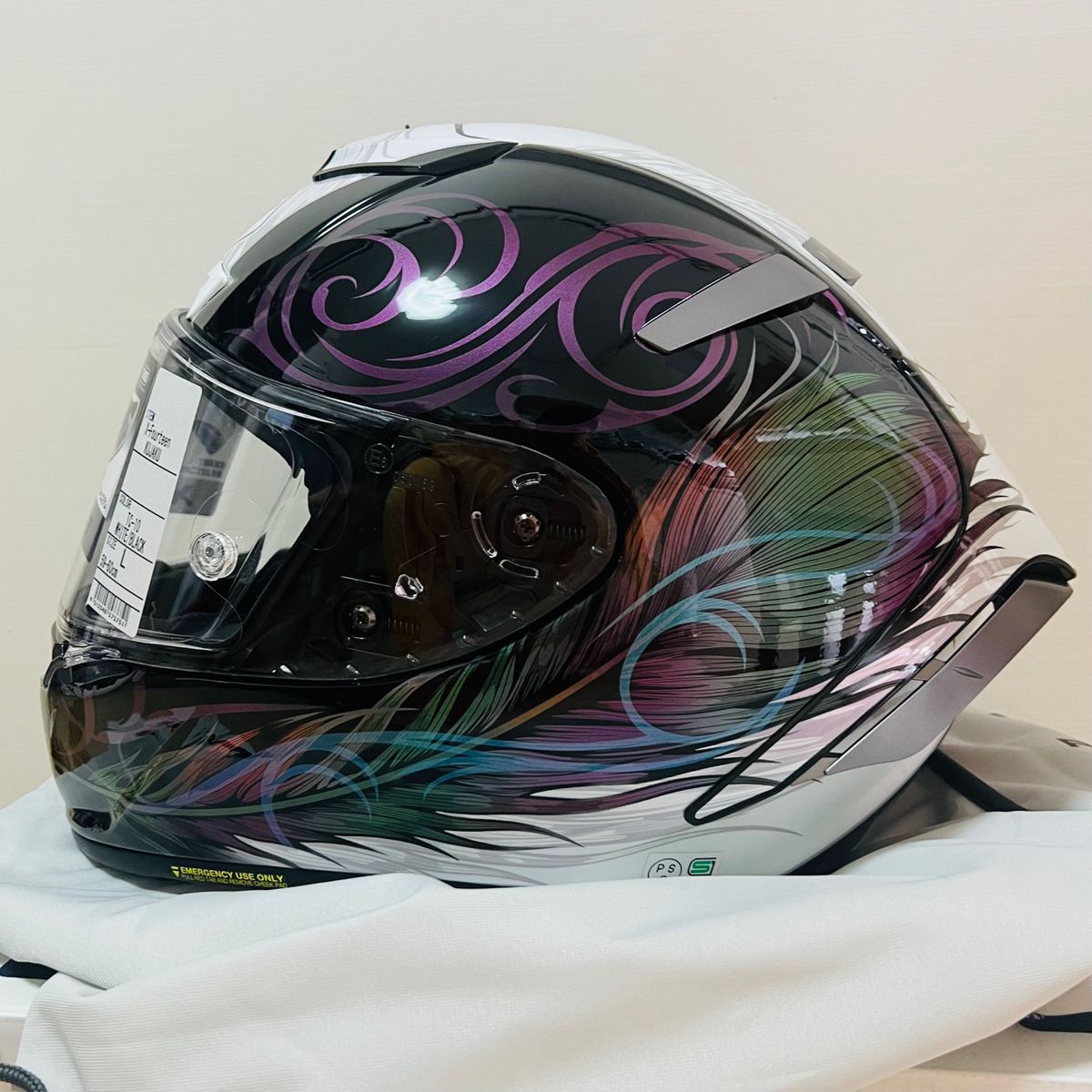 SHOEI X-Fourteen KUJAKU 孔雀羽 Lサイズ x14|Yahoo!フリマ(旧 SHOEI X-Fourteen KUJAKU 孔雀羽 Lサイズ x14|Yahoo!フリマ(旧