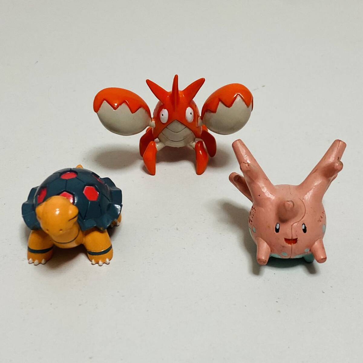 【中古品】TOMY トミー ポケットモンスター ポケモン モンスターコレクション モンコレ 3個セット サニーゴ ヘイガニ コータス フィギュア