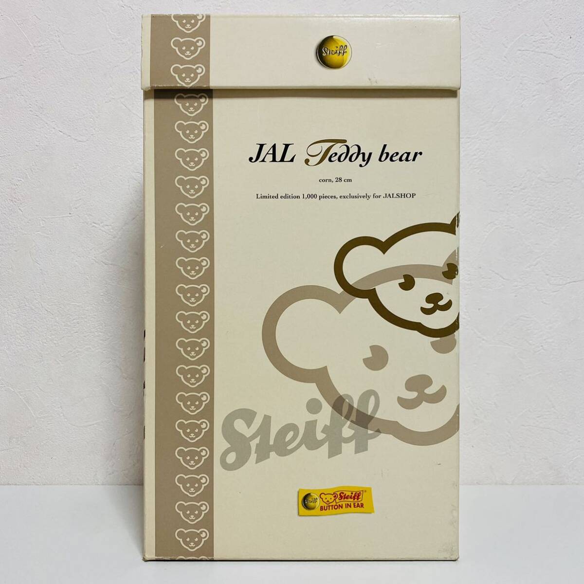 [ текущее состояние товар ]Steiffshu type JAL Teddy bear плюшевый мишка механик 2005 мягкая игрушка повреждение есть Junk 
