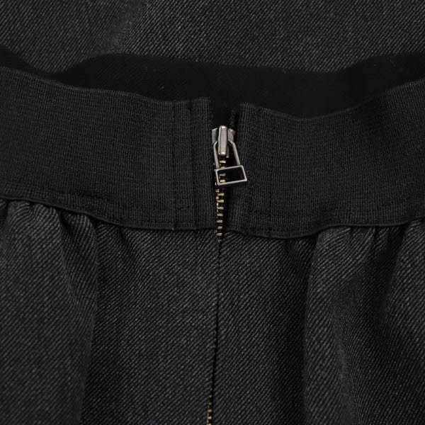 Le souk/ Le souk женский колено длина flair юбка bai цвет поясная сумка резина 38 M соответствует чёрный серый [NEW]*61AD99