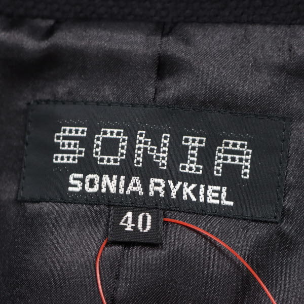 SONIA RYKIEL/ソニアリキエル スーツ セットアップ テーラードジャケット×マーメイドスカート ウール 40 黒 [NEW]★61AA65_画像8