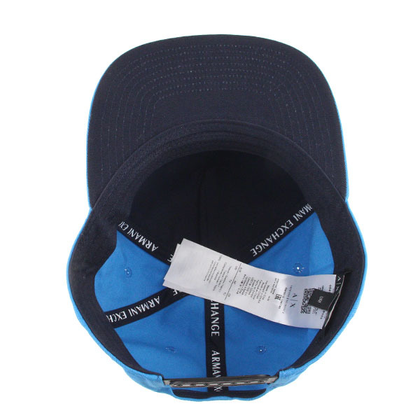 ARMANI EXCHANGE/アルマーニエクスチェンジ AXロゴ ラッパーキャップ メンズ レディース キャップ 帽子 ブルー [NEW]★52LA22_画像6