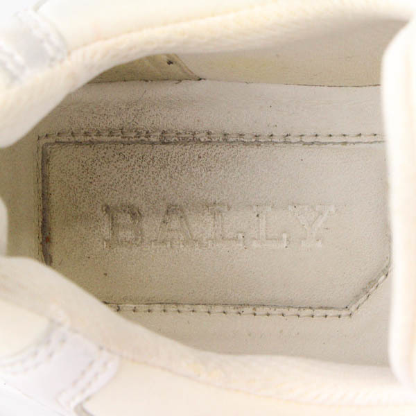 BALLY/バリー レディース 厚底スニーカー 靴 バックル ラインストーン EU36E 白 オフホワイト アイボリー [NEW]★52CC60の画像8